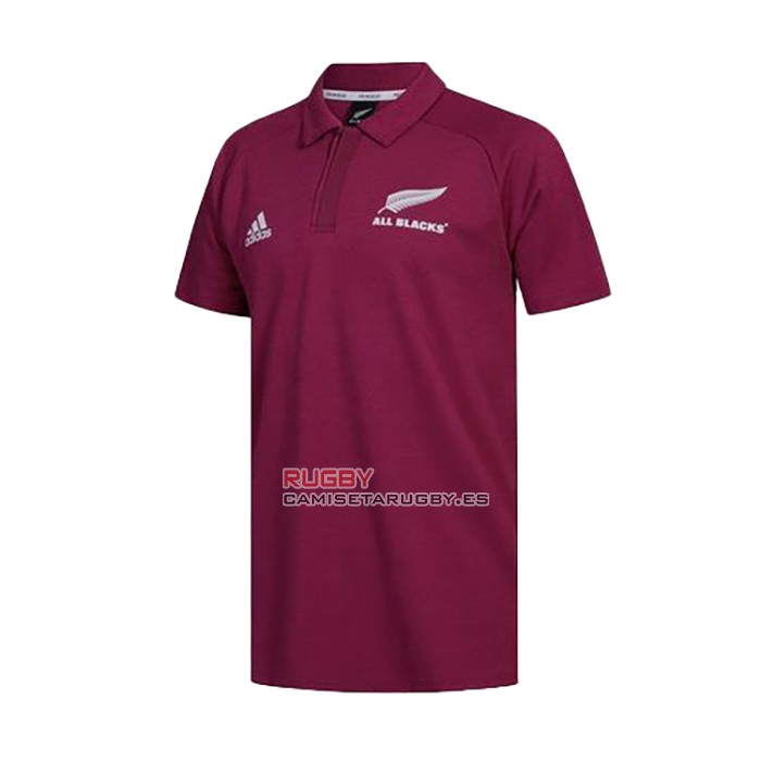 Camiseta Polo All Blacks Rugby 2020 Rojo